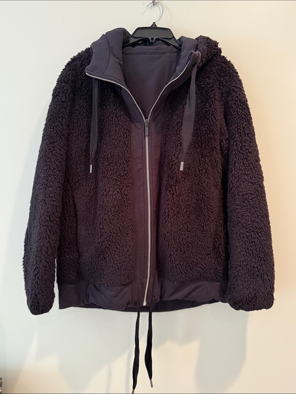 Reversible lululemon oversized Sherpa Zip-Up Hoodie w pockets